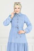 Dress 25019MTS1094-MS Light Denim - Thumbnail