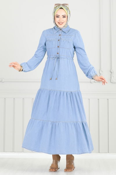 M.T.S. - الفستان جينز فاتح 25019MTS1094-MS - 387298