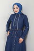 Dress 25021MTS1094-MS Dark Denim - Thumbnail
