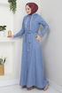 Dress 25021MTS1094-MS Light Denim - Thumbnail
