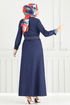 Dress 25023MTS1094-MS Dark Denim - Thumbnail