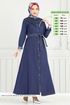 Dress 25023MTS1094-MS Dark Denim - Thumbnail