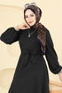 الفستان أسود 25029UKB139-MS - Thumbnail