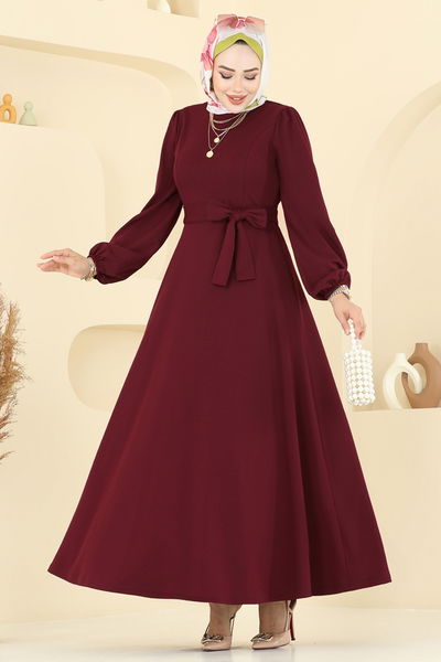 U.K.B. - Dress 25029UKB139-MS Burgundy - 385620