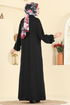 الفستان أسود 2603TPK1167-MS - Thumbnail