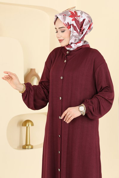 T.P.K. - Dress 2603TPK1167-MS Burgundy - 426106