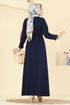 Dress 2637MSZ1172-MS Navy Blue - Thumbnail