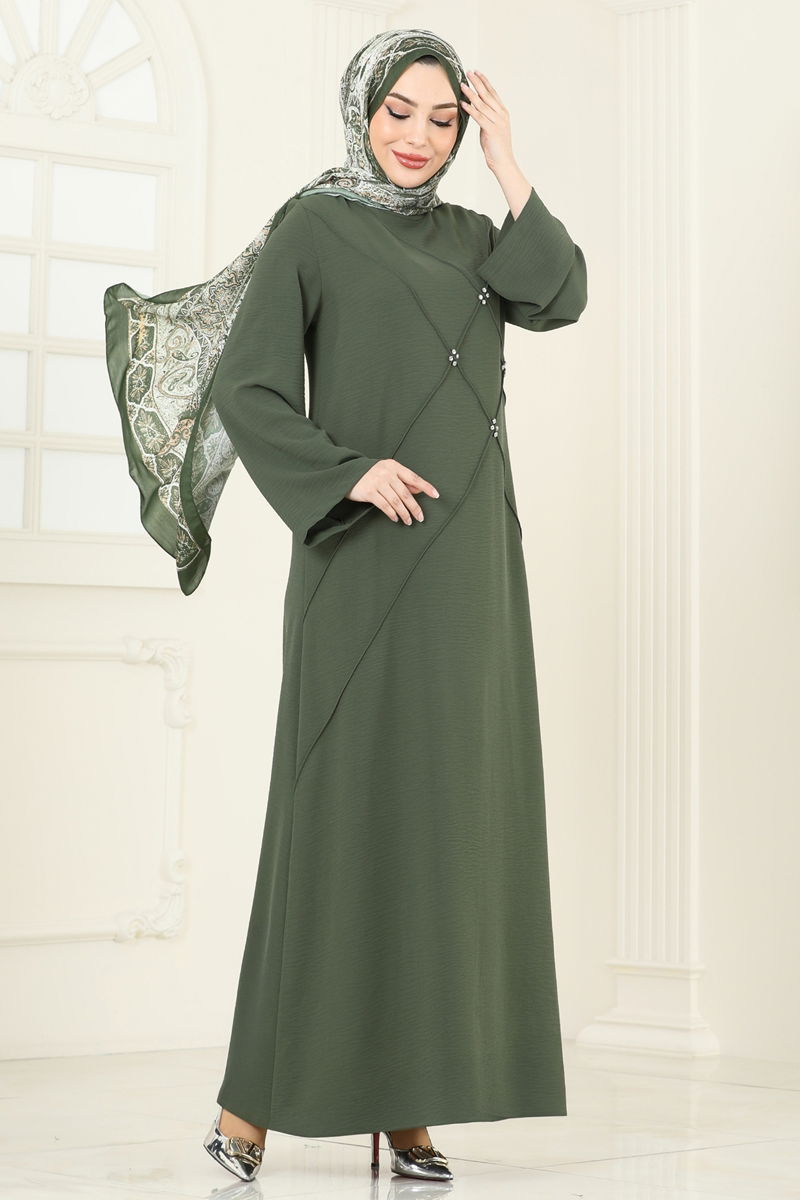 Dress 2650SL432-MS Khaki