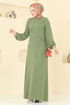 Dress 2651SL432-MS Almond Green - Thumbnail