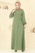Dress 2651SL432-MS Almond Green - Thumbnail