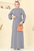 الفستان رمادي 2651SL432-MS - Thumbnail