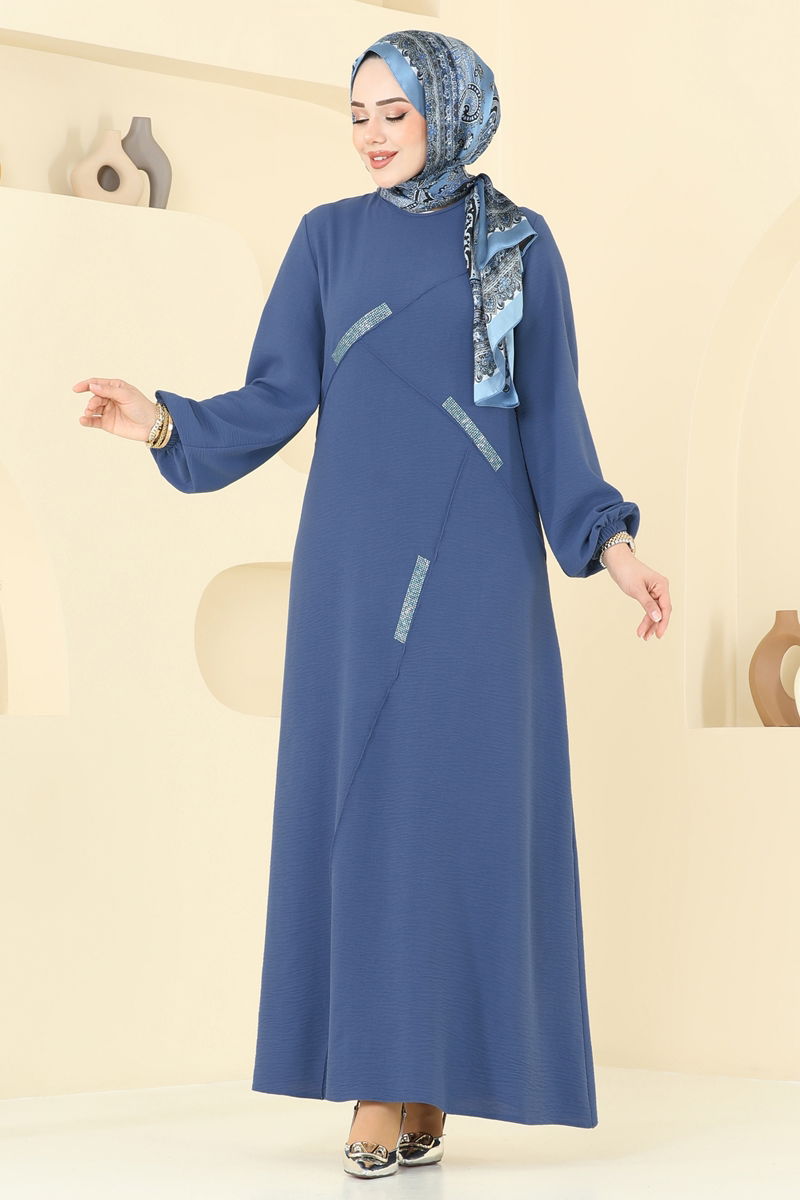 الفستان ازرق 2651SL432-MS