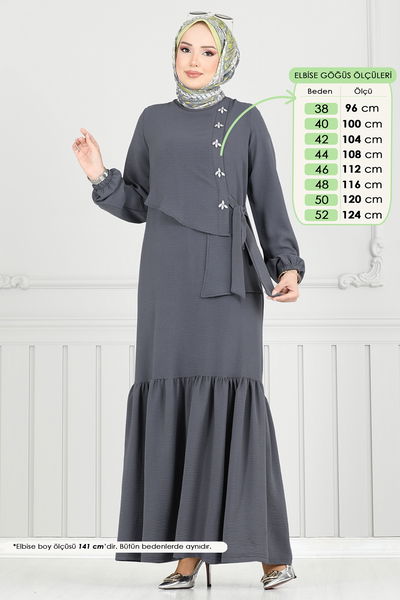 S.L. - Dress 2680SL432-MS Anthracite - 369196