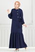 Dress 2680SL432-MS Navy Blue - Thumbnail
