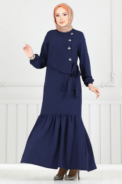 S.L. - Dress 2680SL432-MS Navy Blue - 369148