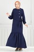 Dress 2680SL432-MS Navy Blue - Thumbnail
