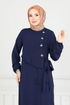 Dress 2680SL432-MS Navy Blue - Thumbnail