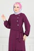 الفستان أرجواني 2680SL432-MS - Thumbnail