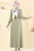 Dress 2705SL432-MS Almond Green - Thumbnail