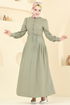 Dress 2705SL432-MS Almond Green - Thumbnail