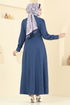 Dress 2705SL432-MS Navy Blue - Thumbnail