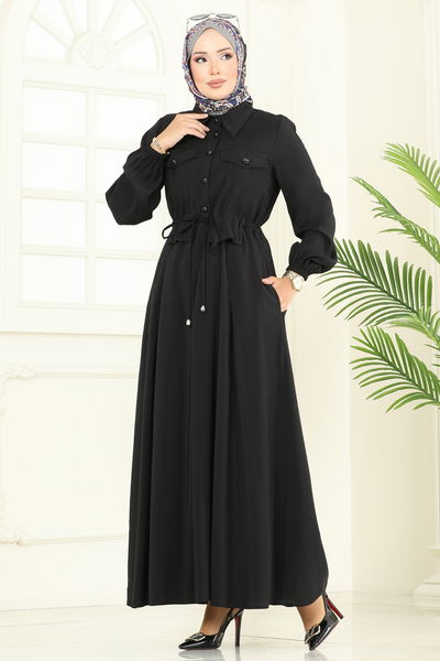 S.L. - الفستان أسود 2713SL432-MS - 386932