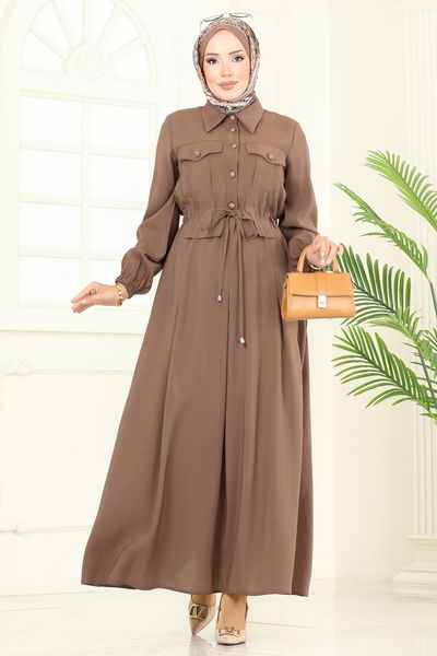 S.L. - Dress 2713SL432-MS Brown - 386915