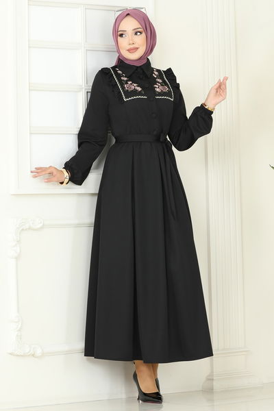 S.L. - الفستان أسود 2725SL432-MS - 392657