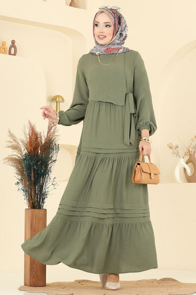 S.L. - Dress 2733SL432-MS Almond Green - 406516
