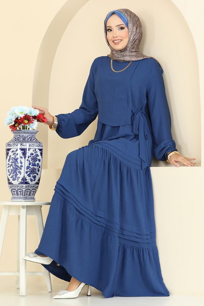 S.L. - Dress 2733SL432-MS Dark Indigo - 406485