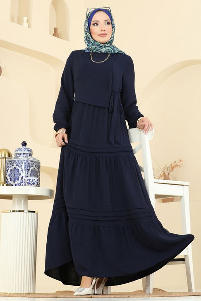S.L. - Dress 2733SL432-MS Navy Blue - 406495