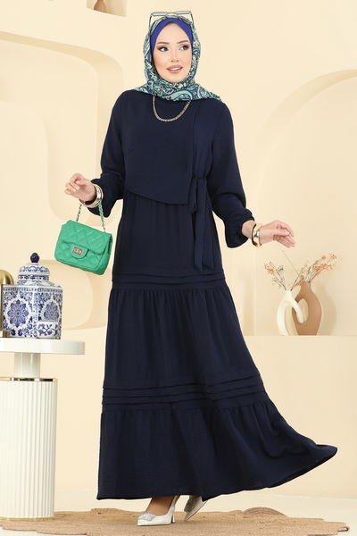 S.L. - Dress 2733SL432-MS Navy Blue - 406497