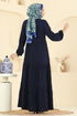 Dress 2733SL432-MS Navy Blue - Thumbnail