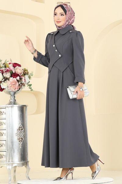 S.L. - Dress 2743SL432-MS Anthracite - 395320