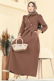 S.L. - الفستان بيج غامق 2743SL432-MS