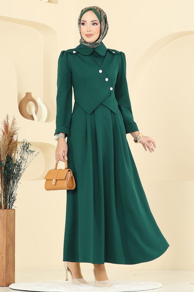 S.L. - Dress 2743SL432-MS Emerald - 395376