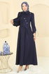 Dress 2743SL432-MS Navy Blue - Thumbnail