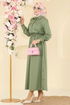 Dress 2744SL432-MS Almond Green - Thumbnail