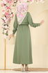 Dress 2744SL432-MS Almond Green - Thumbnail