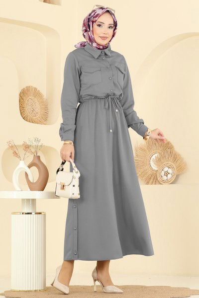 S.L. - Dress 2744SL432-MS Anthracite