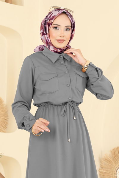 S.L. - Dress 2744SL432-MS Anthracite - 407675