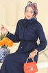 Dress 2744SL432-MS Navy Blue - Thumbnail