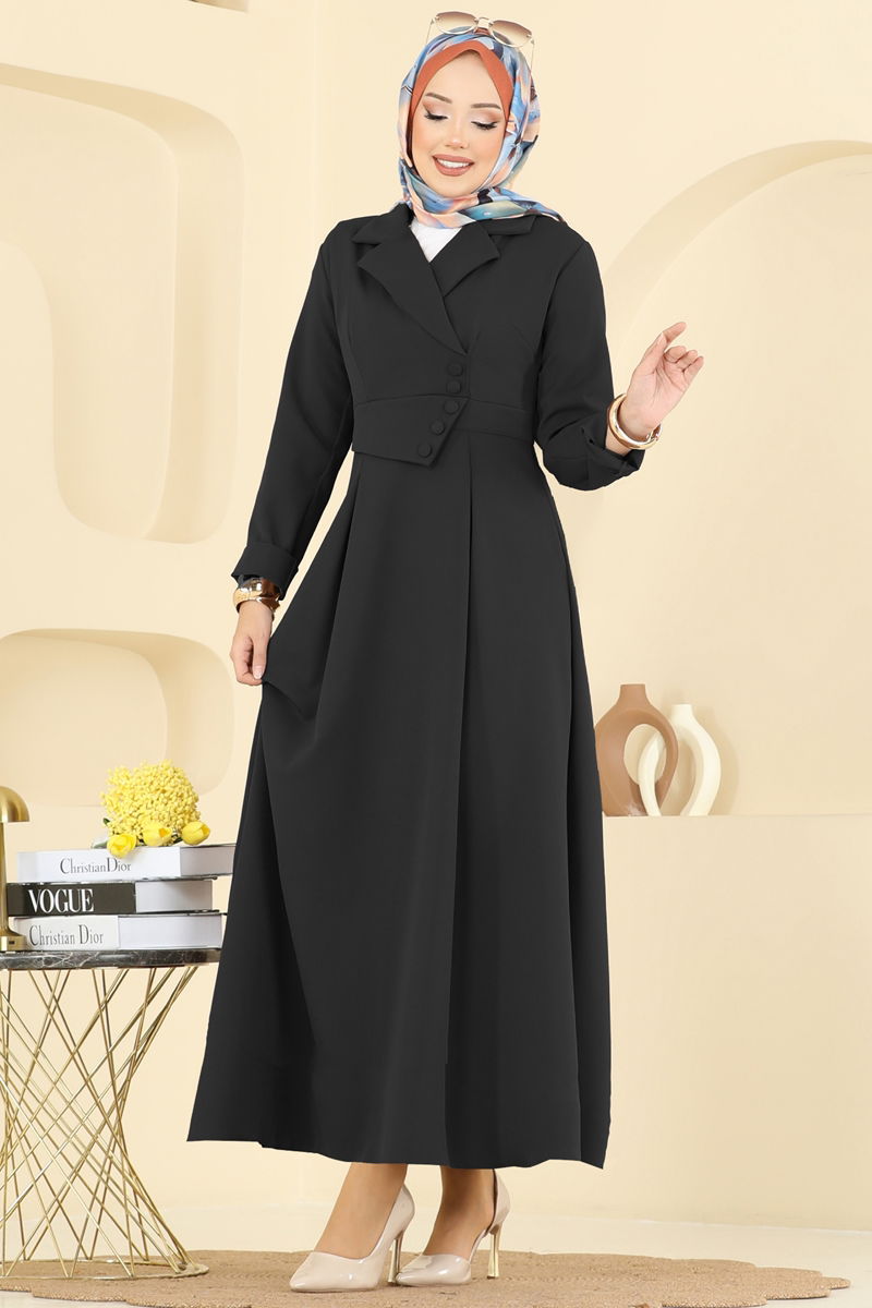 الفستان أسود 2746SL432-MS