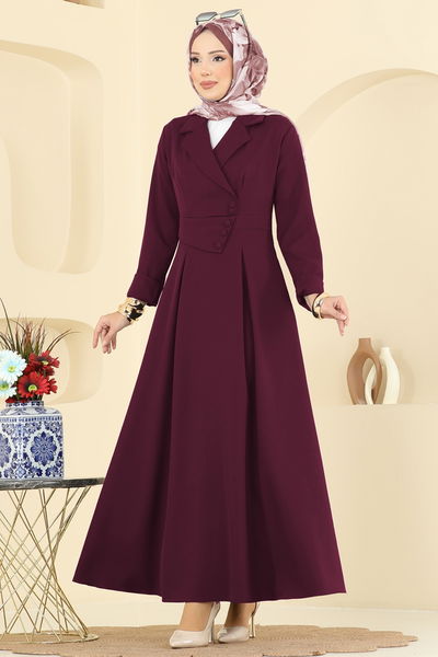S.L. - Dress 2746SL432-MS Burgundy - 407407