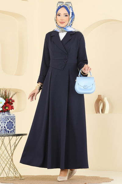 S.L. - الفستان كحلي 2746SL432-MS - 407423