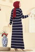 Dress 2747AYD574-MS Navy Blue - Thumbnail