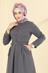الفستان رمادي غامق 2749SL432-MS - Thumbnail