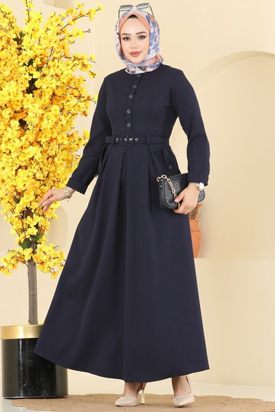 S.L. - Dress 2749SL432-MS Navy Blue - 408709