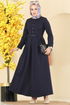 Dress 2749SL432-MS Navy Blue - Thumbnail