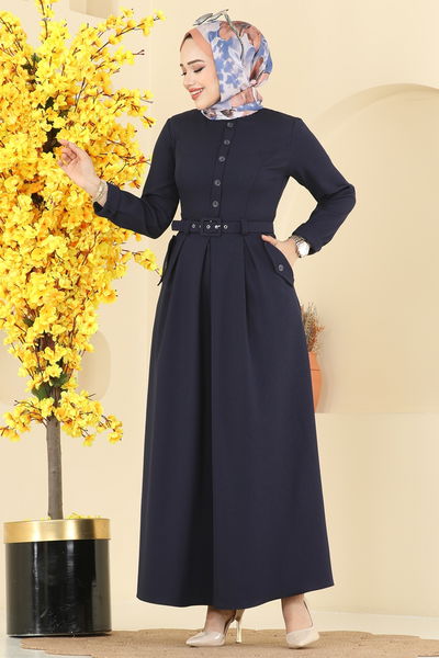 S.L. - Dress 2749SL432-MS Navy Blue - 408710